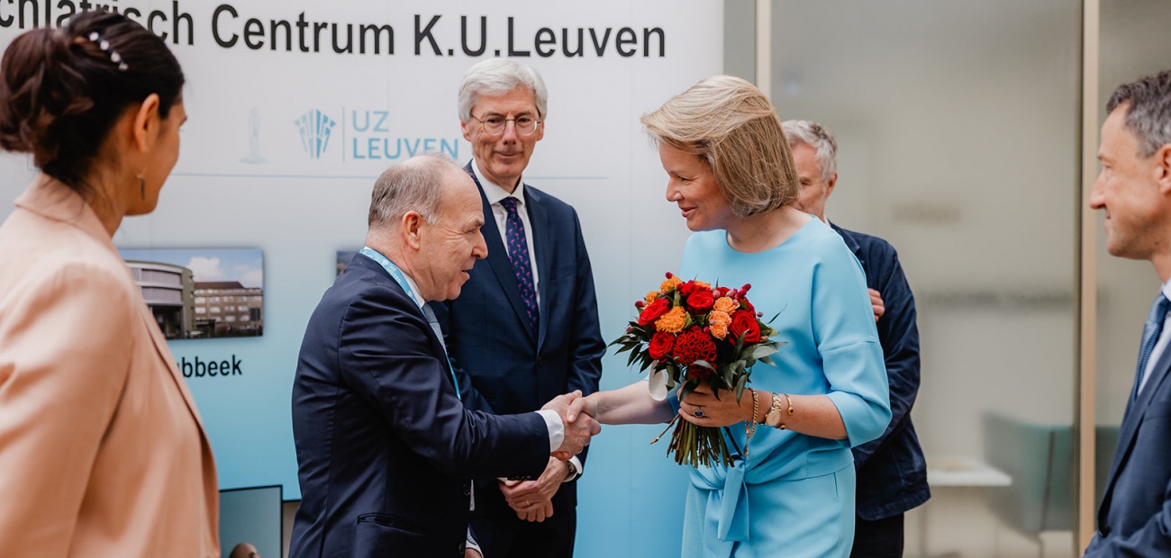 Bezoek koningin Mathilde aan Oudreach 25 juni 2024 UPC KU Leuven